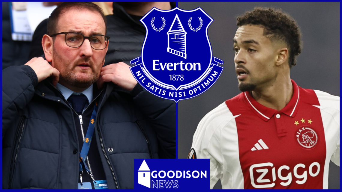 Kevin Thelwell, Devyne Rensch, Everton badge