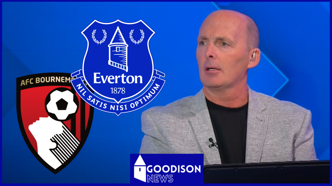Mike Dean, Bournemouth badge, Everton badge
