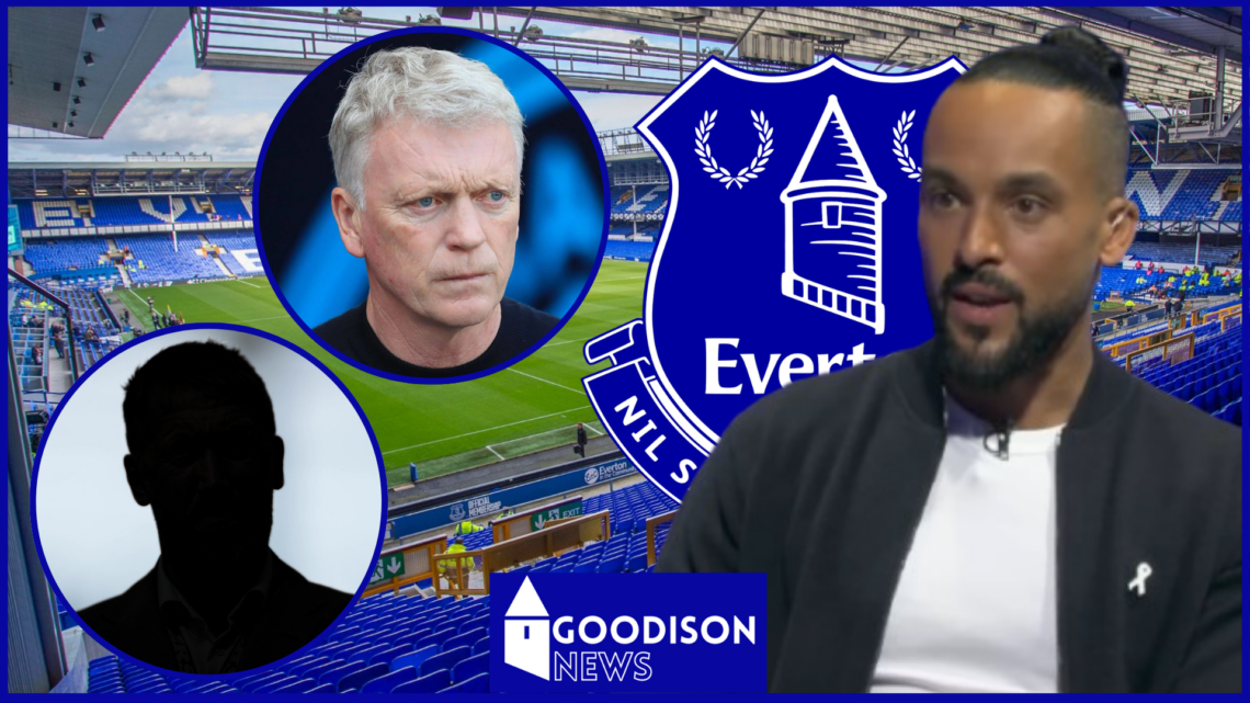Theo Walcott, David Moyes, Graham Potter, Everton badge