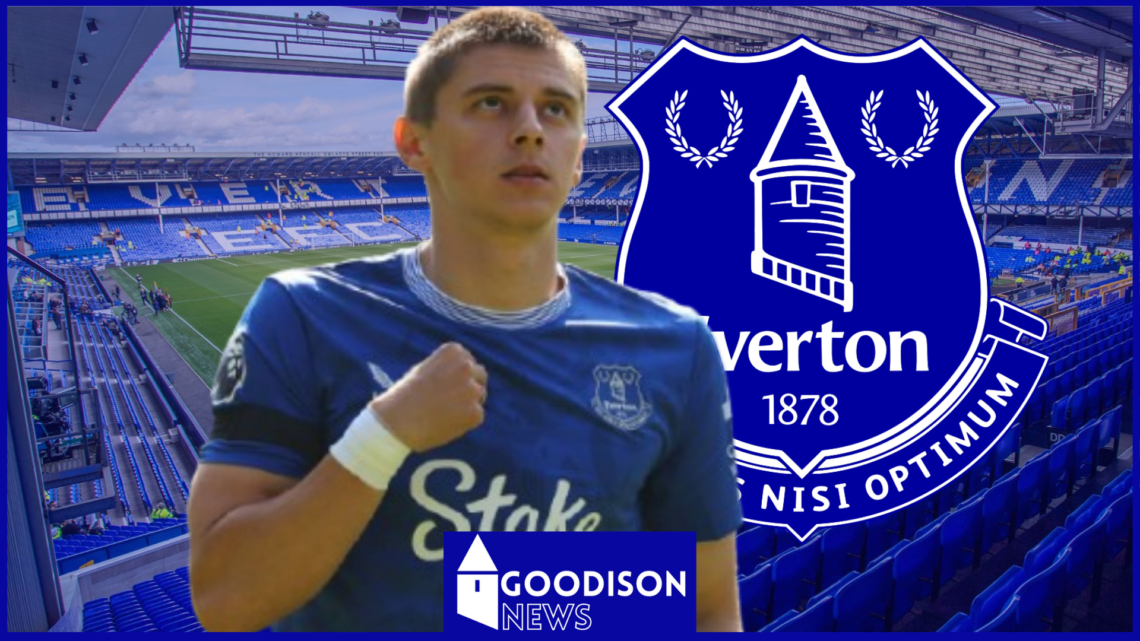 Vitalii Mykolenko, Everton badge