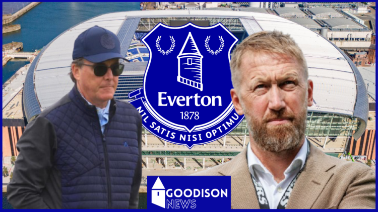 Dan Friedkin Graham Potter Everton badge