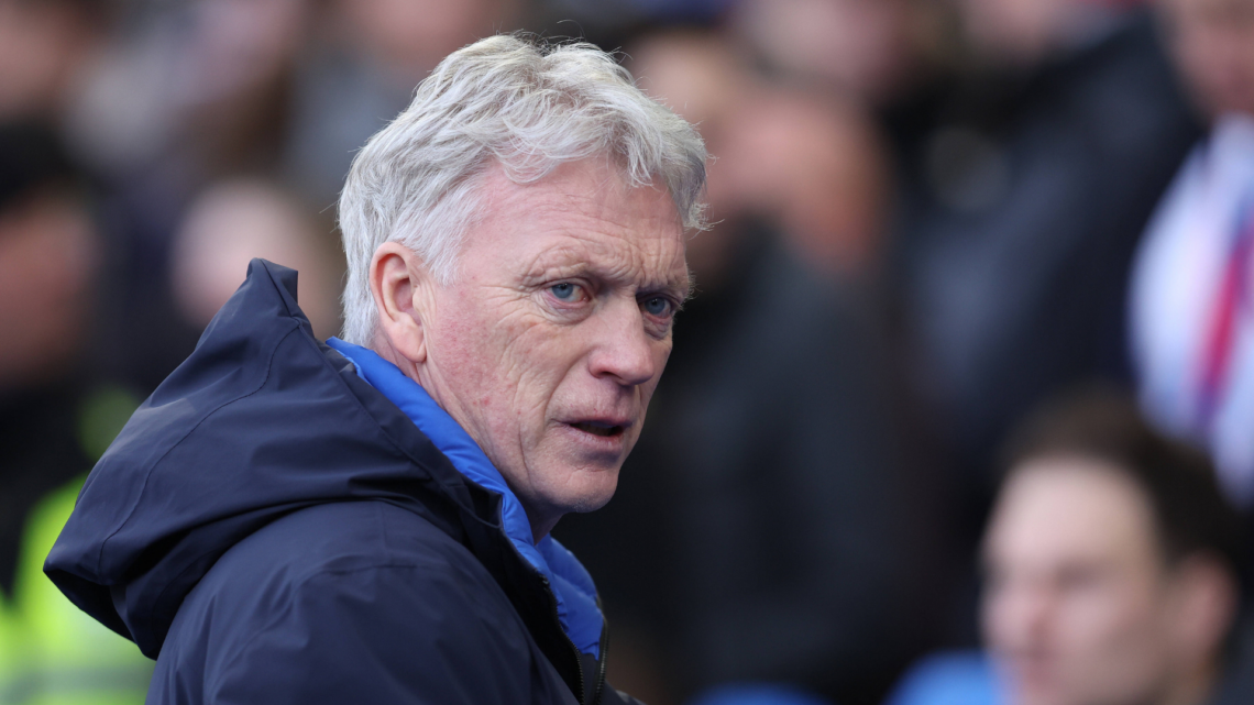 An image of Everton manager David Moyes
