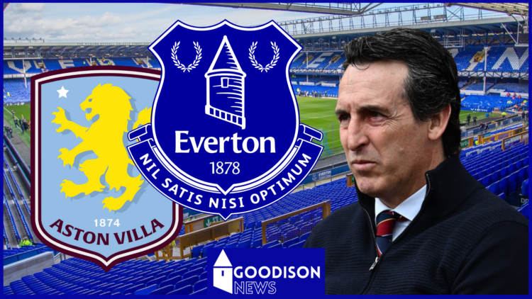 Unai Emery Everton Aston Villa badges