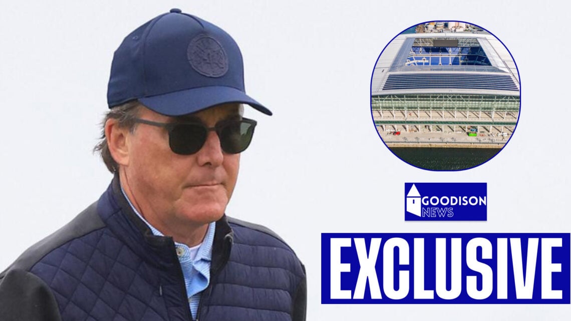 Dan Friedkin, Bramley-Moore Dock stadium in inset