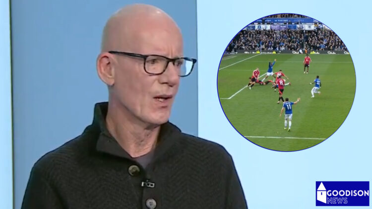 Dermot Gallagher, Everton v Manchester United controversy