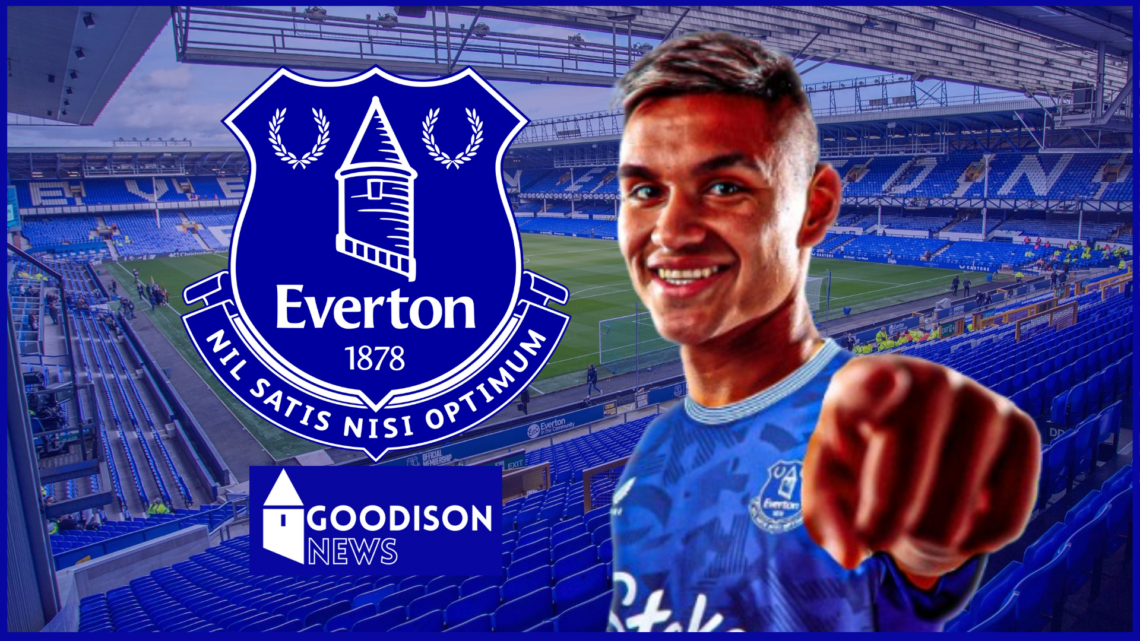 Everton midfielder Carlos Alcaraz