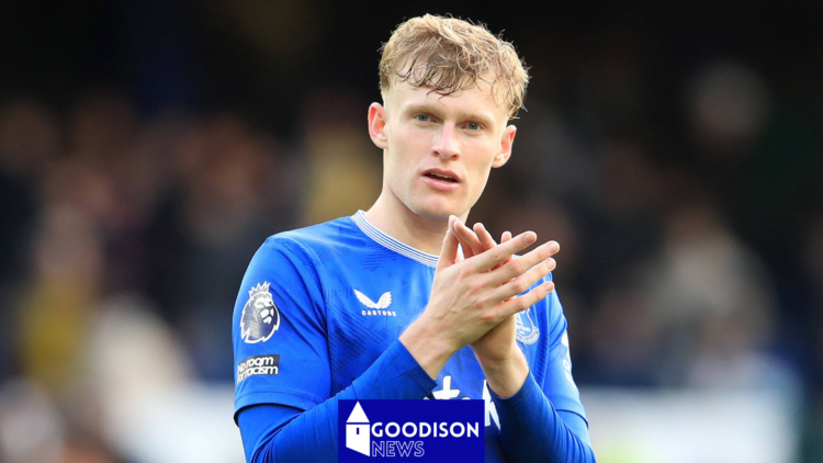 Everton defender Jarrad Branthwaite