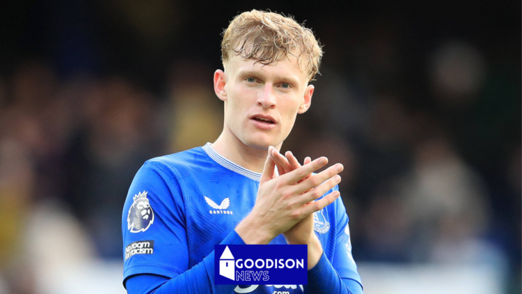 Everton defender Jarrad Branthwaite