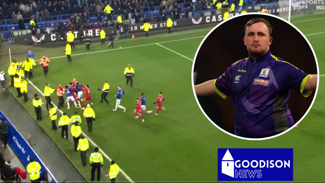 Everton v Liverpool, Luke Littler