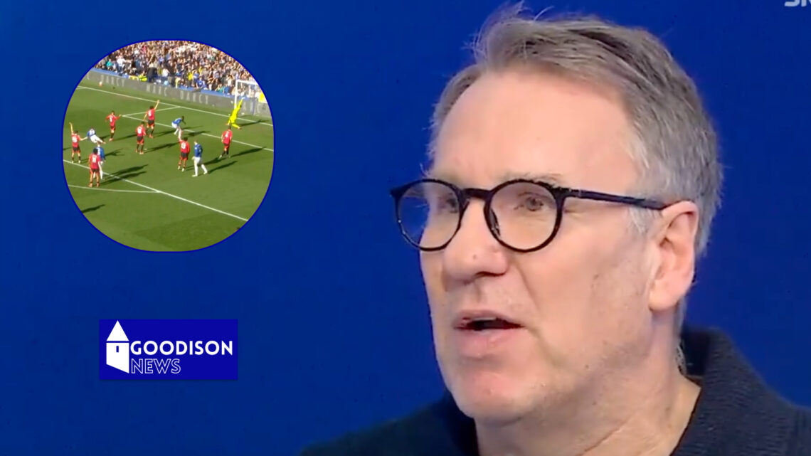 Paul Merson describes Everton v Manchester United.