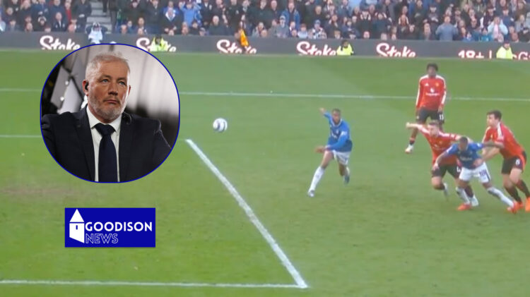 Ally McCoist had plenty to say on Everton v Manchester United.