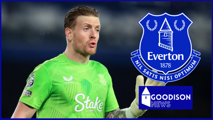 Jordan Pickford, Everton badge