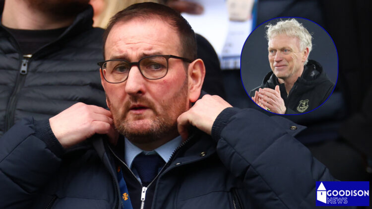 Kevin Thelwell, David Moyes in inset