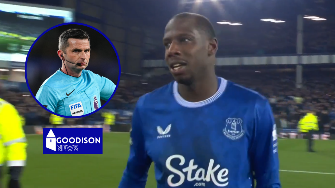Everton, Abdoulaye Doucoure, Michael Oliver