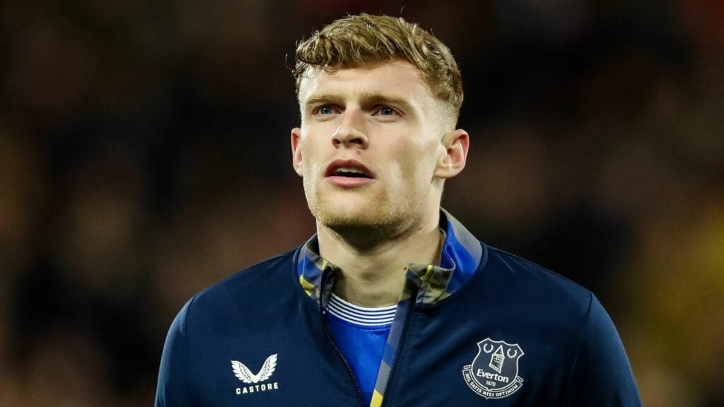 Everton defender Jarrad Branthwaite.