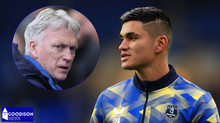 Everton midfielder Carlos Alcaraz