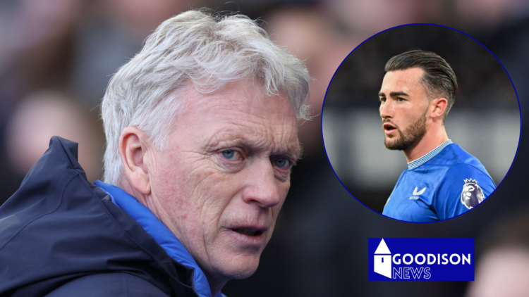 Everton David Moyes and Jack Harrison