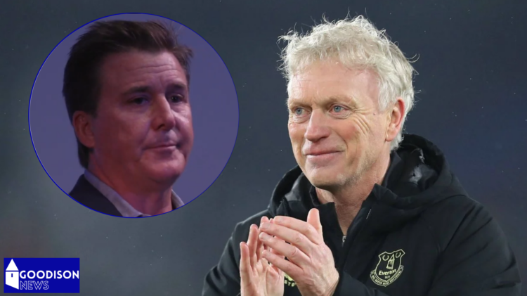 Everton manager David Moyes and Dan Friedkin