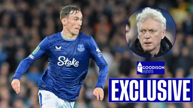 James Garner, David Moyes, Everton