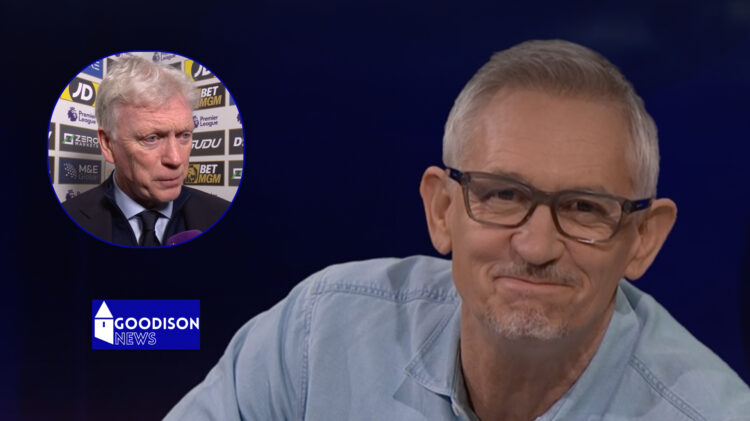 Gary Lineker talks about David Moyes and Everton.
