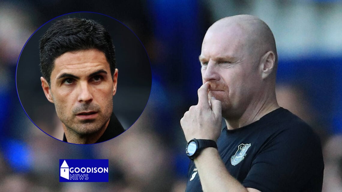 Sean Dyche and Mikel Arteta