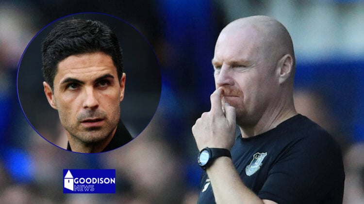 Sean Dyche and Mikel Arteta