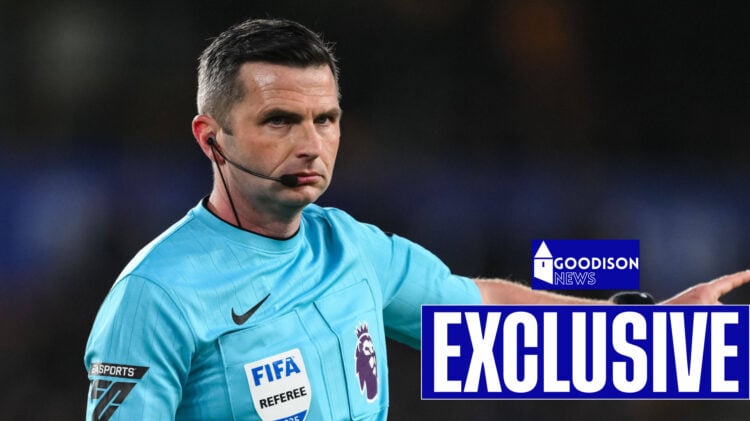 Michael Oliver is left out of upcoming Premier League matches amid Everton v Liverpool update.
