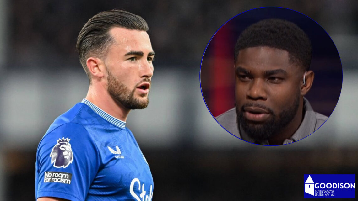 Everton winger Jack Harrison
