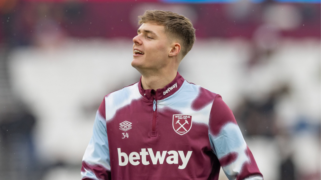 Everton-linked Evan Ferguson at West Ham United