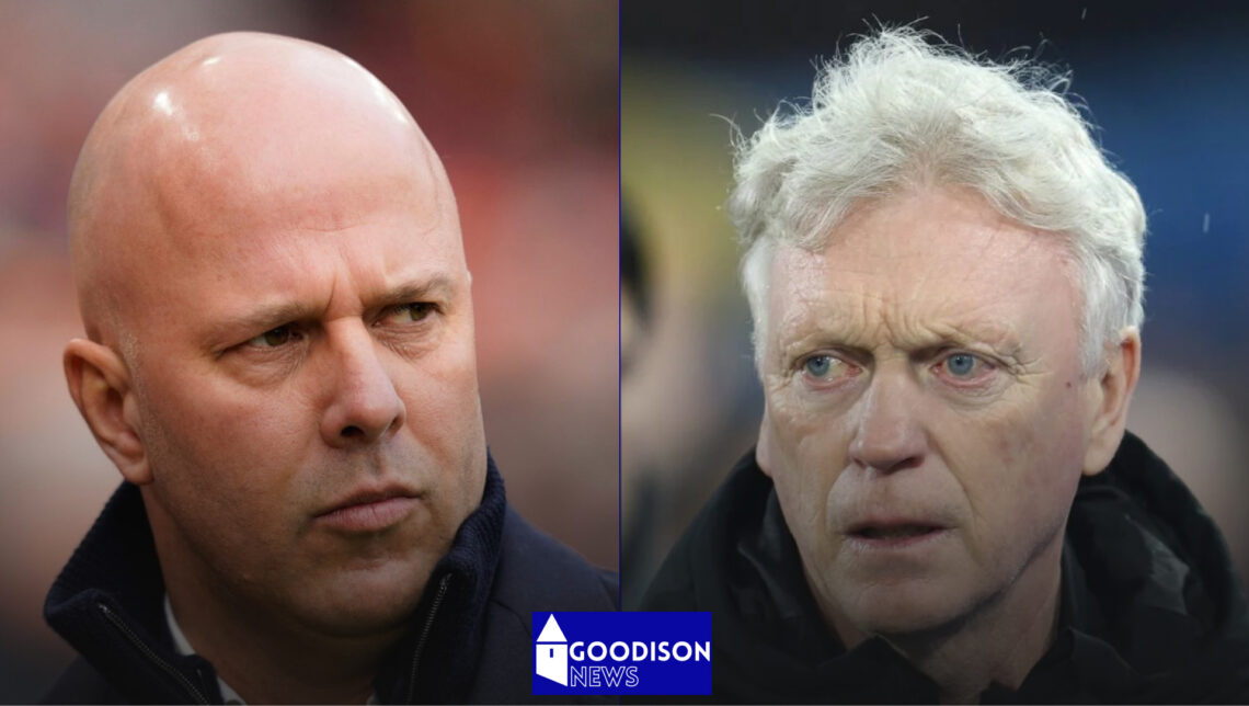 Everton Liverpool Arne Slot David Moyes