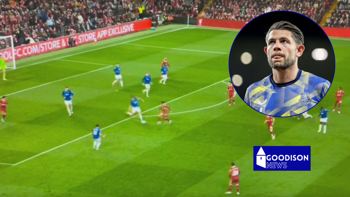 Everton Liverpool James Tarkowski