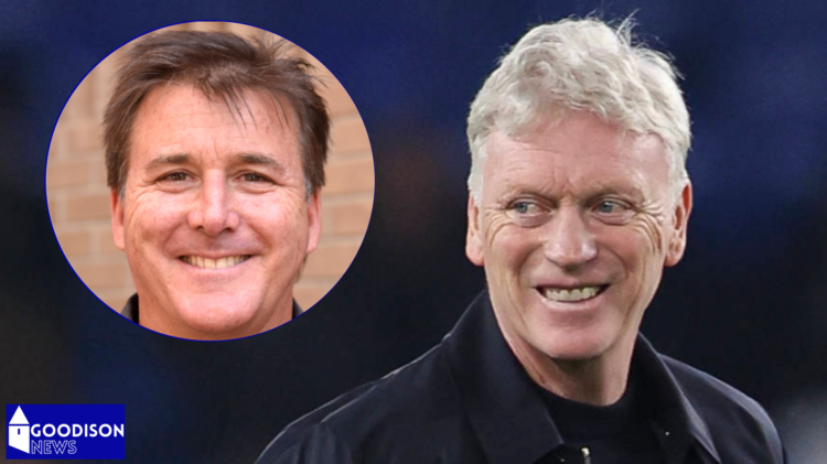 Everton manager David Moyes and Dan Friedkin