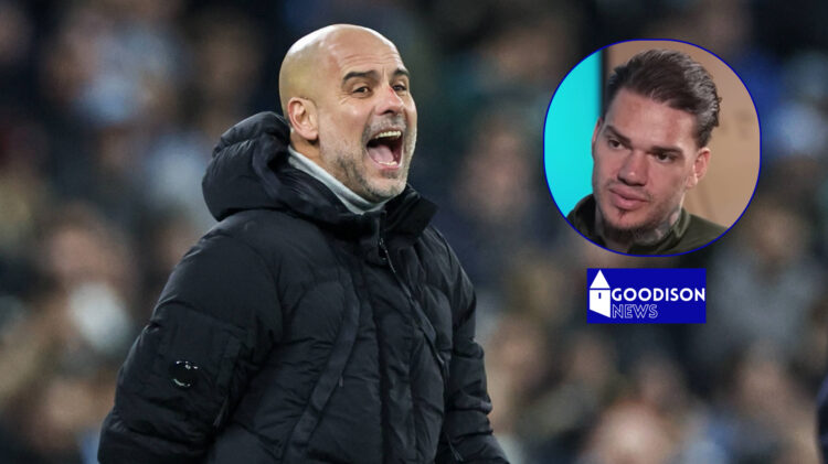Pep Guardiola, Ederson, Everton