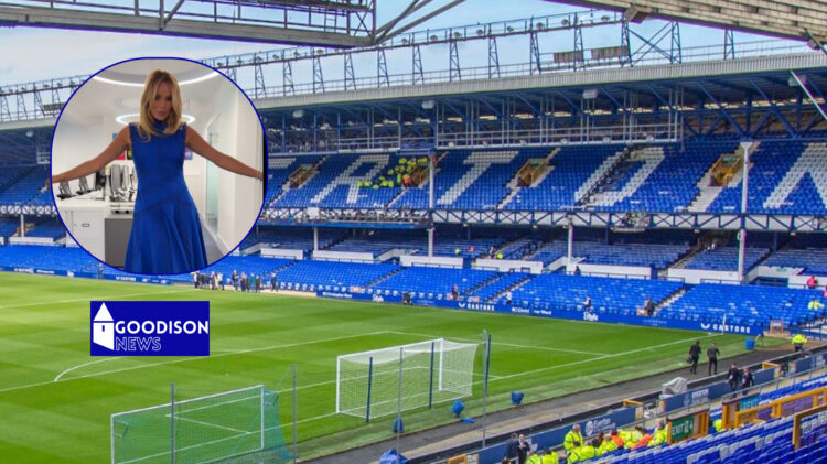 Amanda Holden, Goodison Park, Everton