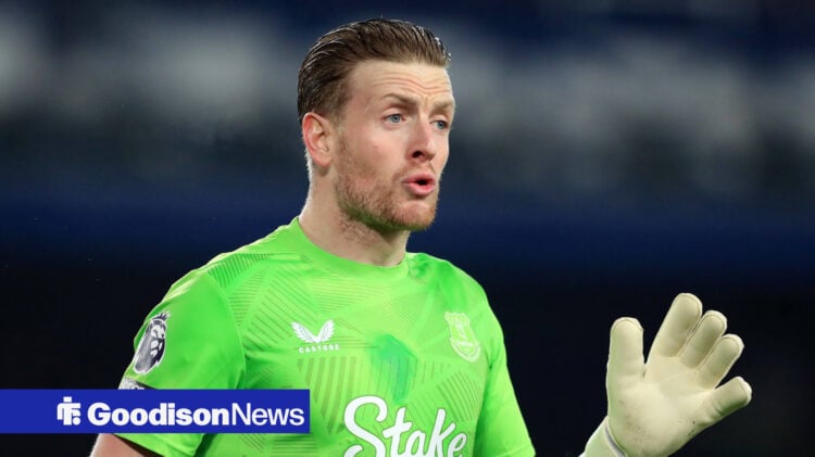 Everton star Jordan Pickford is England's number one