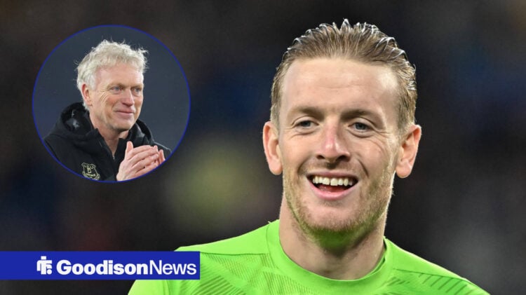 Jordan Pickford & David Moyes