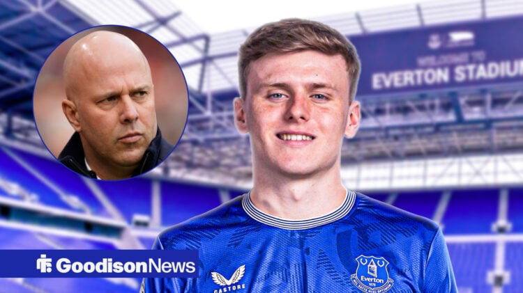 Liverpool boss Arne Slot could sanction Ben Doak to Everton.
