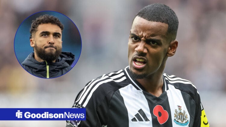 Everton Newcastle United Alexander Isak Dominic Calvert-Lewin