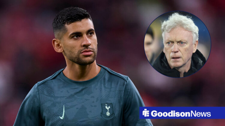 Everton Tottenham Cristian Romero David Moyes
