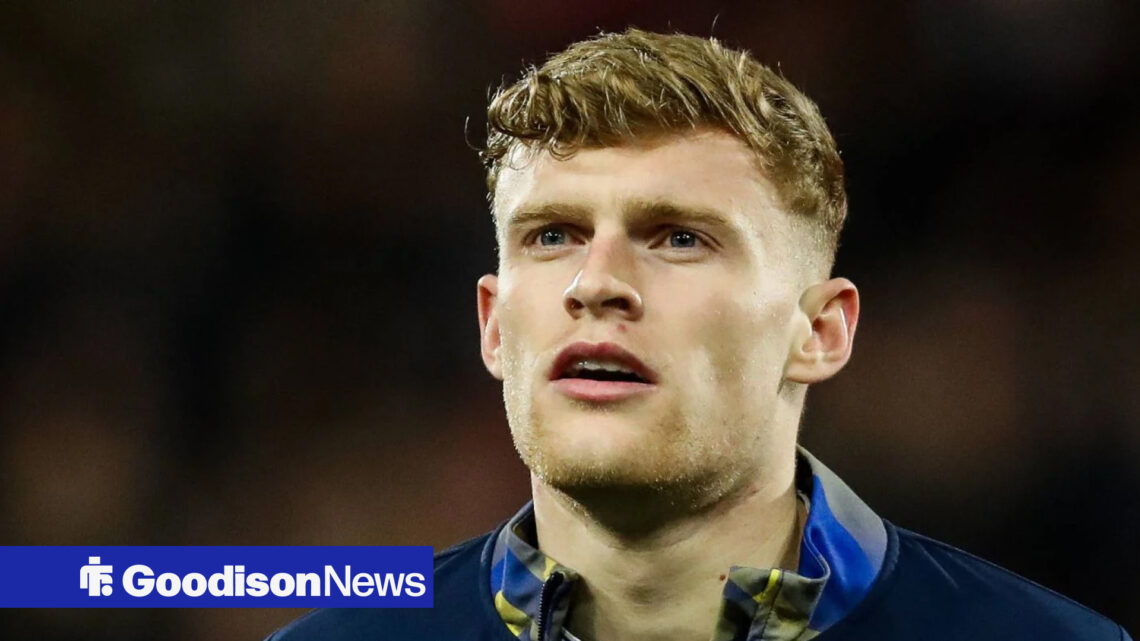Everton centre-back Jarrad Branthwaite