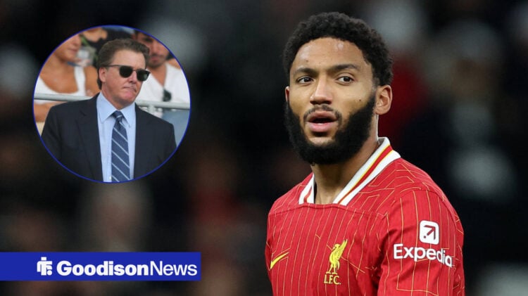 Liverpool star Joe Gomez could join Everton.