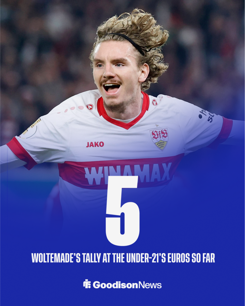 Everton target Nick Woltemade has lit up the U21 Euros.