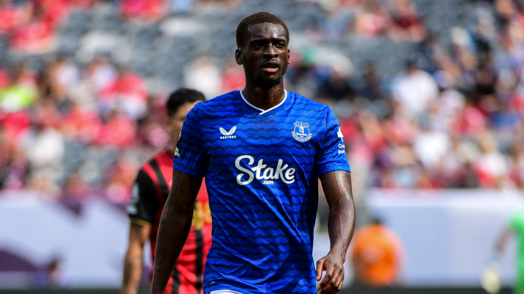 Everton's Tim Iroegbunam in pre-season
