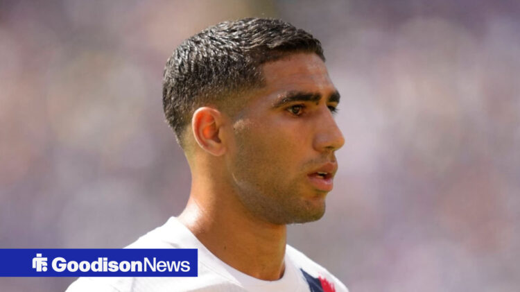 Achraf Hakimi has reacted to an Everton signing.
