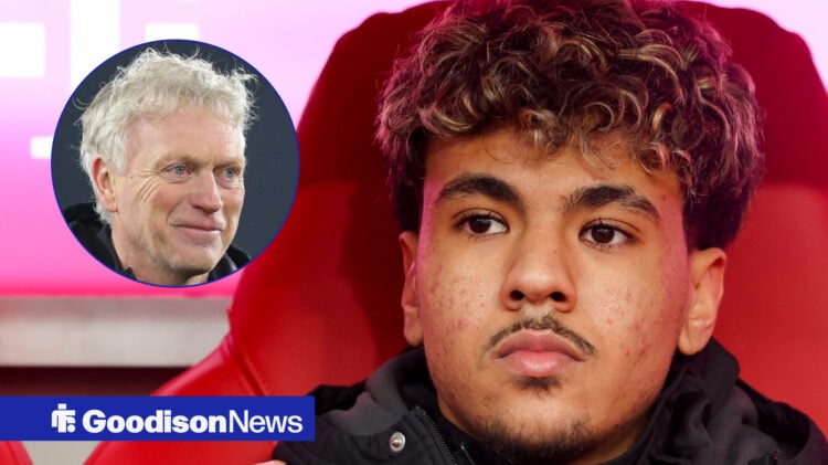 Adam Aznou and David Moyes