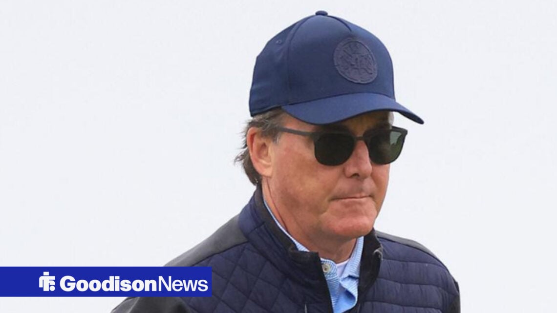 Everton owner Dan Friedkin looks on.