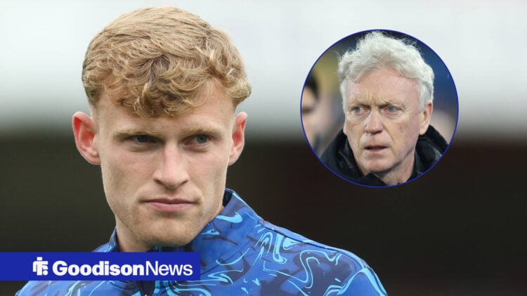Jarrad Branthwaite and David Moyes