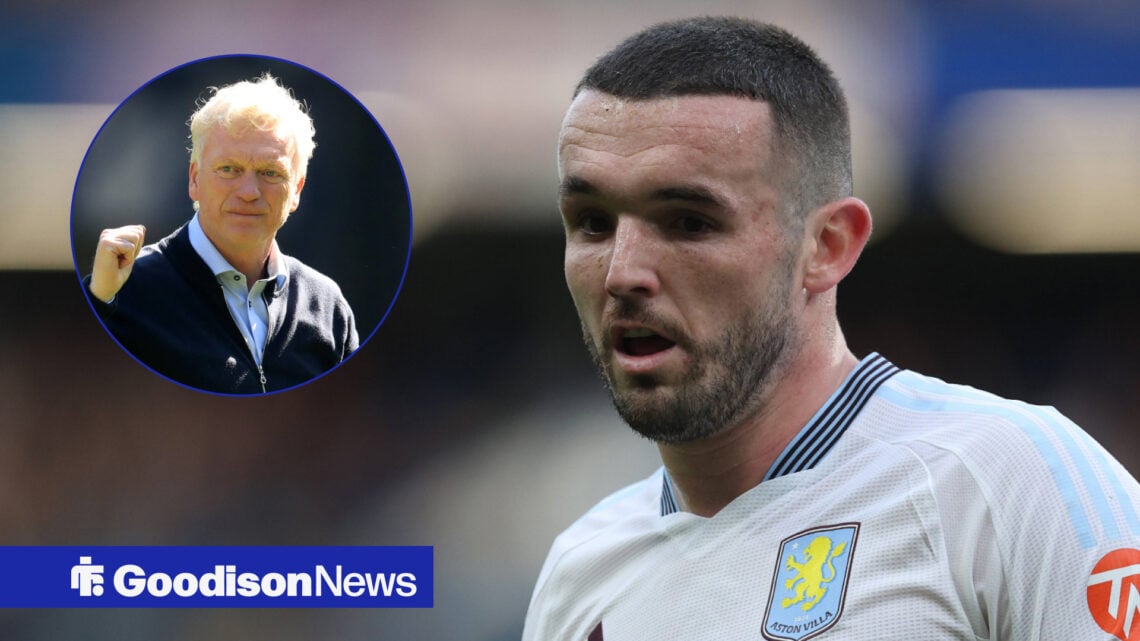 David Moyes could bring John McGinn to Everton.