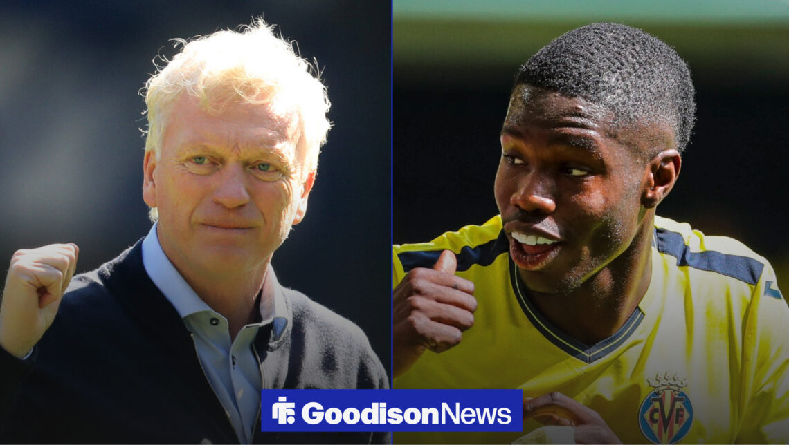 David Moyes, Thierno Barry, Everton