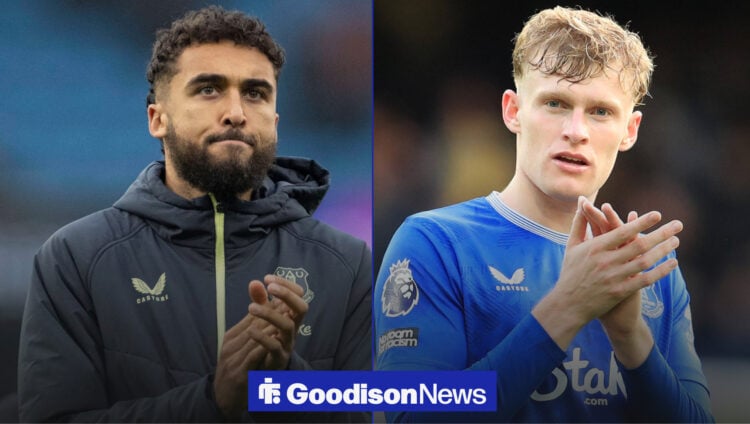 Dominic Calvert-Lewin and current Everton star Jarrad Branthwaite.